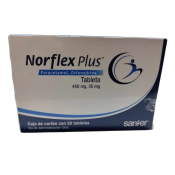 NORFLEX PLUS c/50 TABS. 450/35 MG.