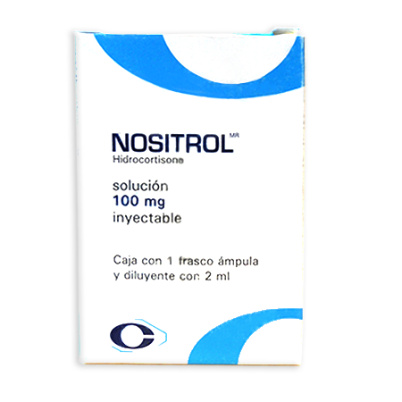 NOSITROL Sol. Iny. c/1 FCO. AMP. 100 MG/2 ML.