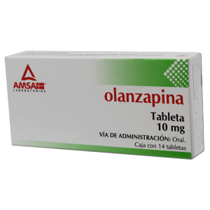 OLANZAPINA (Amsa) c/14 TABS. 10 MG.