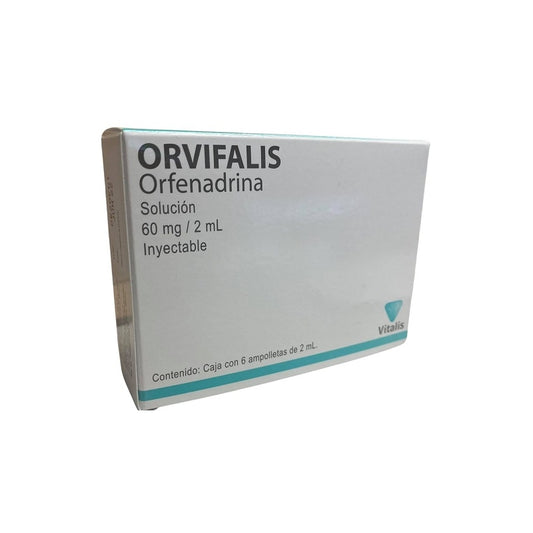 ORVIFALIS Sol. Iny. c/6 AMPTAS. 60 MG/2 ML.