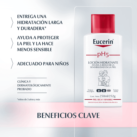 EUCERIN pH5 LOCIÓN HIDRATANTE Piel Seca y Sensible Fco. 100 ML.