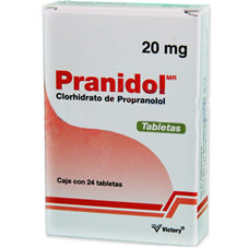 PRANIDOL c/ 24 TABS. 20 MG.