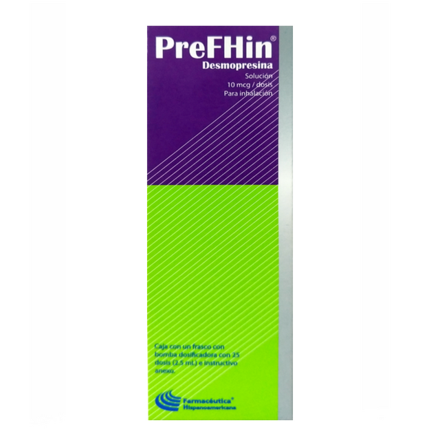 PREFHIN SOL. p/Inhalación Nasal Fco. 2.5 ML. c/25 DOSIS 10 MCG.