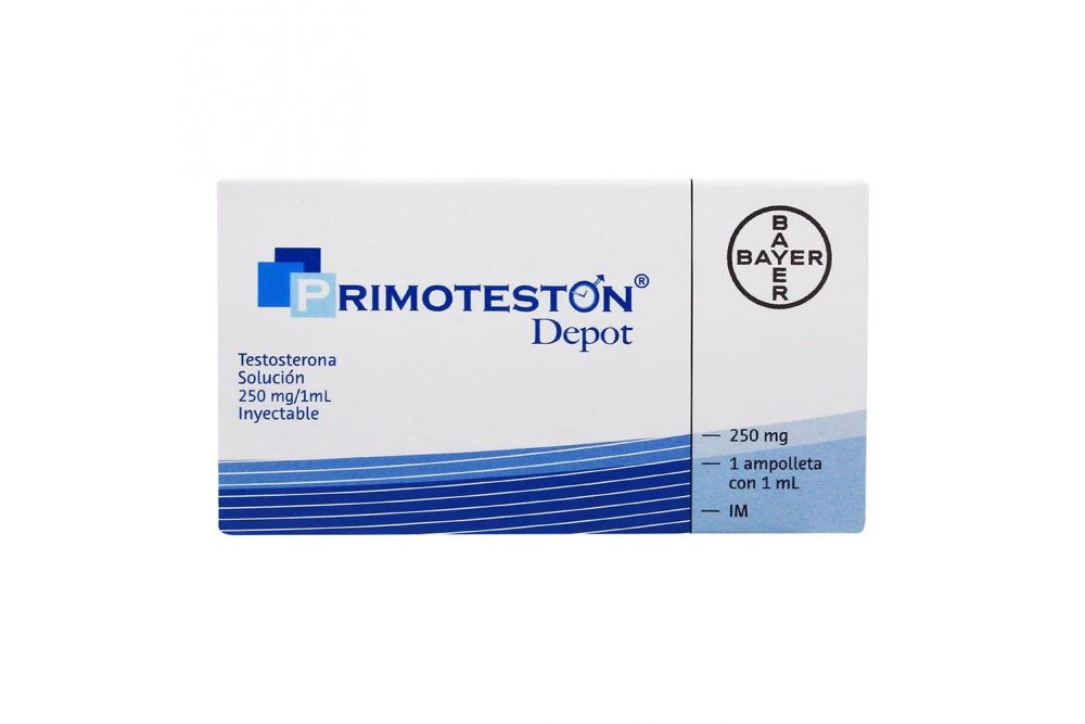 PRIMOTESTON Depot Sol. Iny. c/1 AMPTA. 250 MG/1 ML.