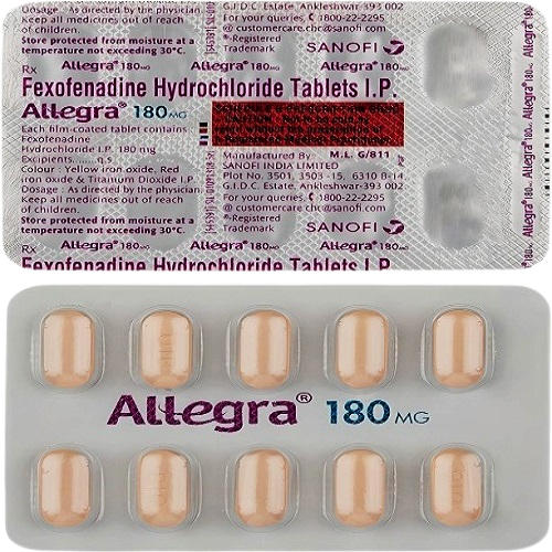 ALLEGRA c/10 TABS. 180 MG.