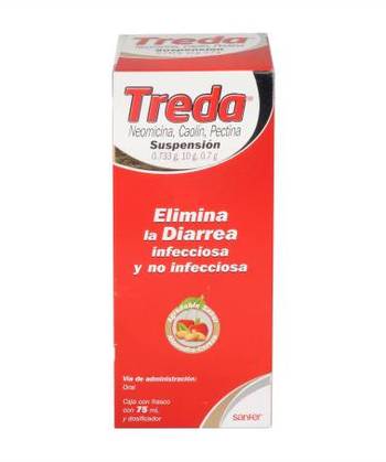 TREDA SUSP. Sabor Almendra-Cereza Fco. 75 ML. 0.733-10-0.7 G/100 ML.