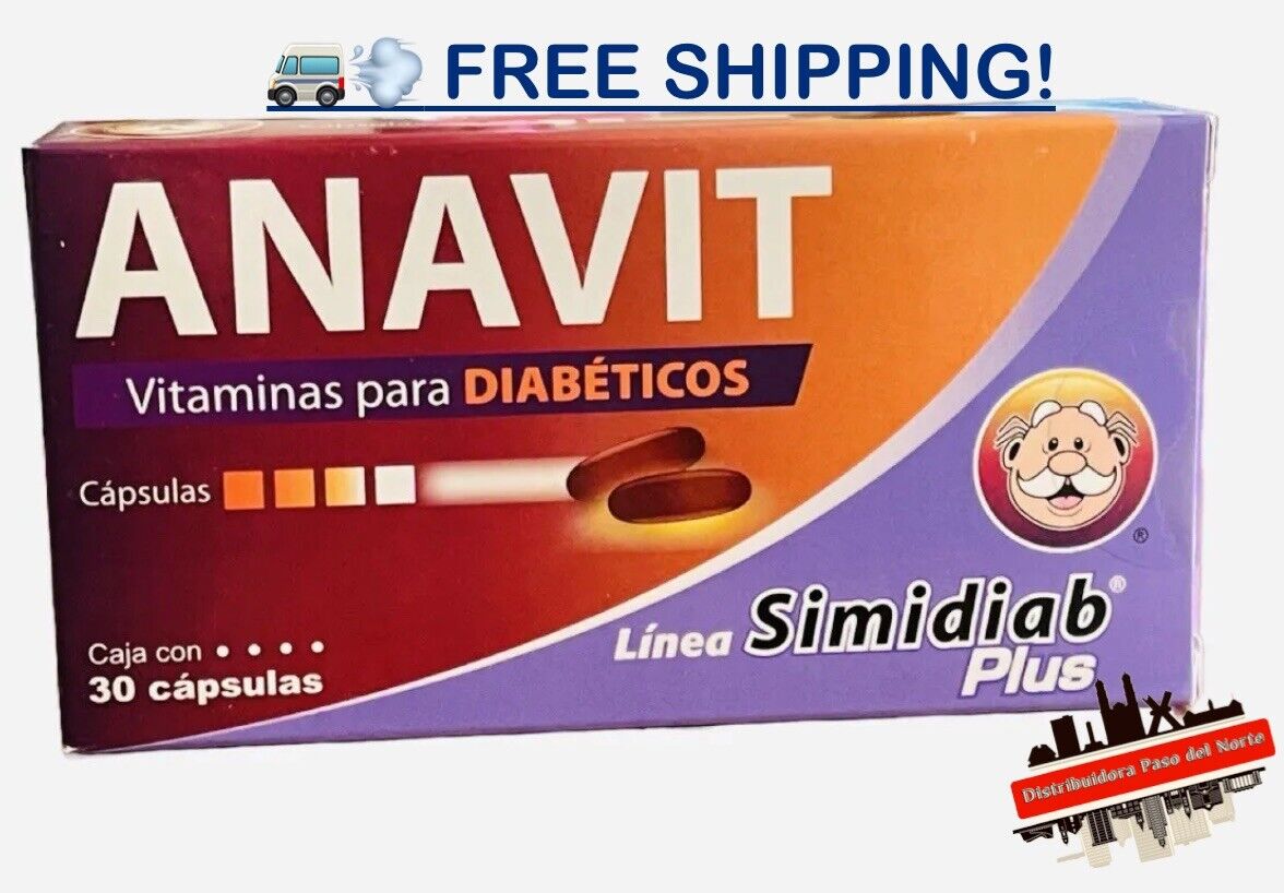 ANAVIT Diabéticos c/30 CÁPSULAS.