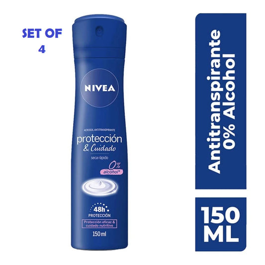 NIVEA DESODORANTE Protección/Cuidado 48h Aerosol 150 ML.