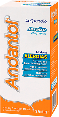 ANDANTOL JARABE Fco. 115 ML. 40 MG/100 ML.