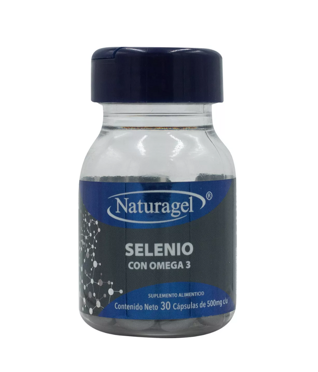 SELENIO CON OMEGA-3 c/30 CAPS. 500 MG.