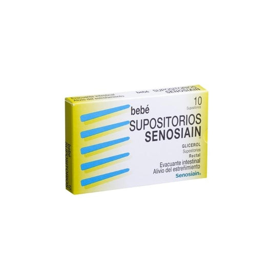 SUPOSITORIOS SENOSIAIN BEBE c/10 SUPS. 1.478 G.