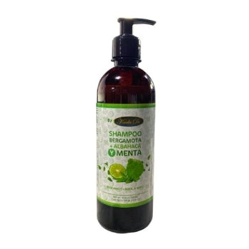 SHAMPOO BERGAMOTA+ALBAHACA y MENTA (Karla Di) 500 ML.