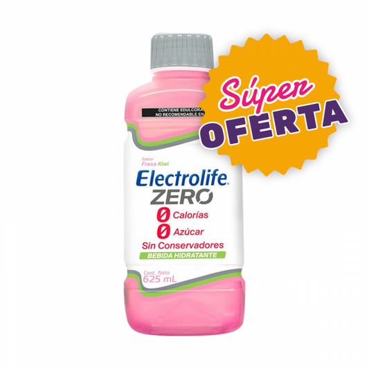 ELECTROLIFE ZERO Bebida Hidratante SABOR FRESA-KIWI 625 ML.