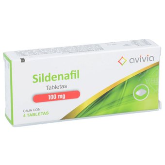 SILDENAFIL (Avivia) c/4 TABS. 100 MG.