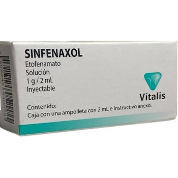 SINFENAXOL Sol. Iny. c/1 AMPTA. 1 G/2 ML.