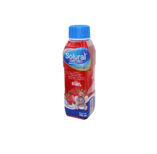 SOLURAL SOL. Pediátrico Sabor FRESA FCO. 300 ML.