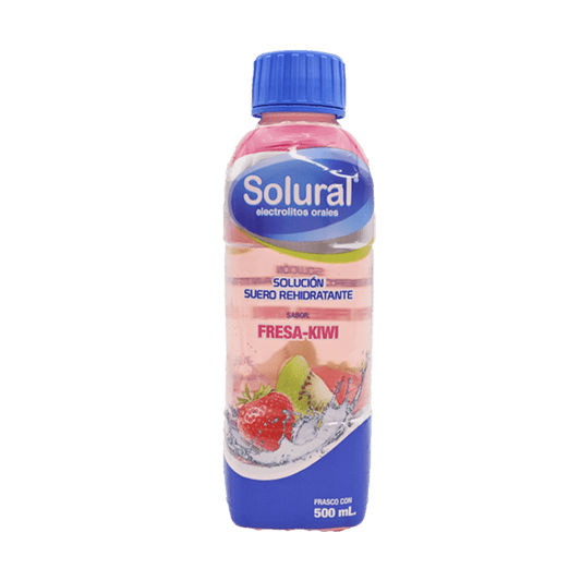 SOLURAL Suero Rehidratante SABOR FRESA-KIWI 500 ML.