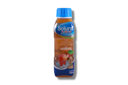 SOLURAL SOL. Pediátrico Sabor MANZANA FCO. 300 ML.