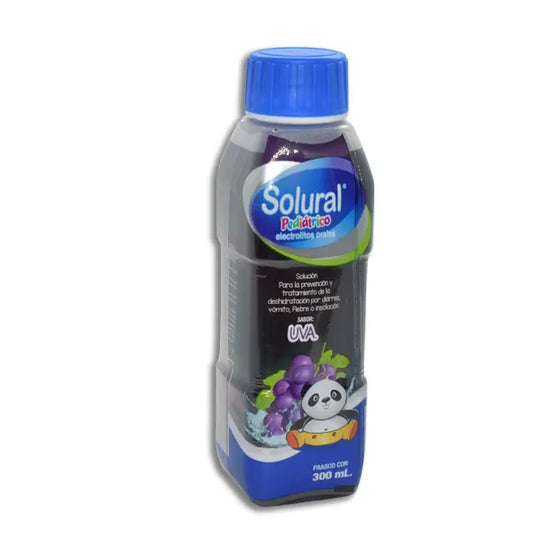 SOLURAL SOL. Pediátrico Sabor UVA FCO. 300 ML.