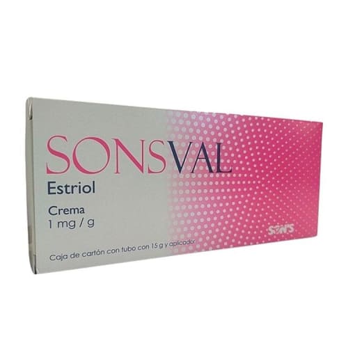 SONSVAL CREMA VAGINAL Tubo c/15 G. 1 MG/1 G. y Aplicador.