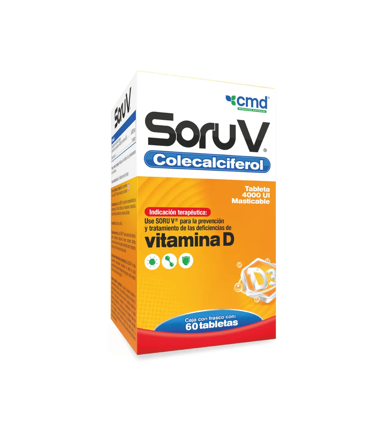 SORU-V c/30 TABS. Masticables 4000 UI.