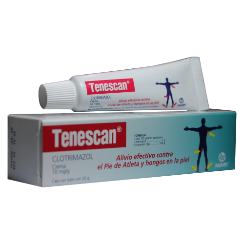 TENESCAN CREMA Tubo c/20 G. 10 MG/1 G.