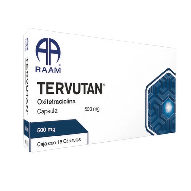 TERVUTAN c/16 CAPS. 500 MG.