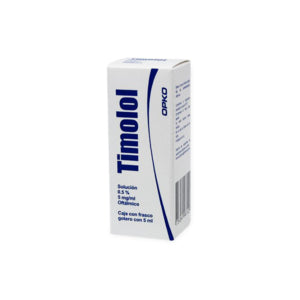 TIMOLOL (Opko) SOL. OFT. 0.5% Fco. Gotero 5 ML.