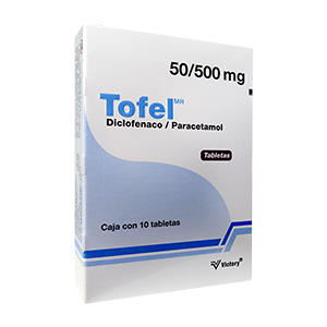 TOFEL c/10 TABS. 50/500 MG.