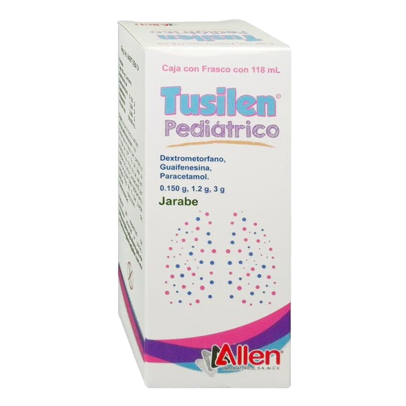 TUSILEN Pediátrico JARABE Fco. 118 ML. 0.150-1.2-3.0 G/100 G.