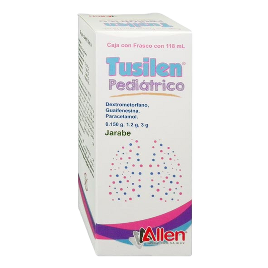 TUSILEN Pediátrico JARABE Fco. 118 ML. 0.150-1.2-3.0 G/100 G.