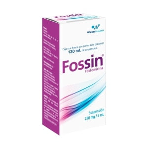 FOSSIN SUSP. Fco. 120 ML. 250 MG/5 ML.