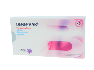 DENEPHAR Sol. Iny. c/2 JGAS. Prellenadas 40 MG/0.4 ML.