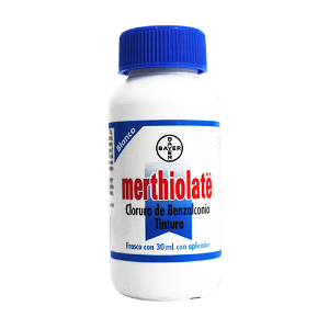 MERTHIOLATE BLANCO SOL. c/Atomizador Fco. 60 ML.