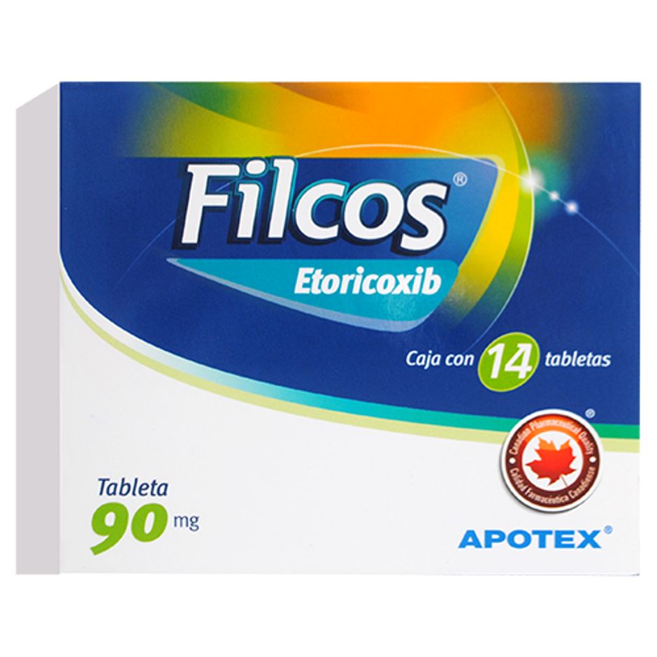 FILCOS c/14 TABS. 90 MG.