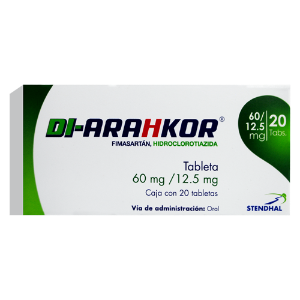 DI-ARAHKOR c/20 TABS. 60/12.5 MG.