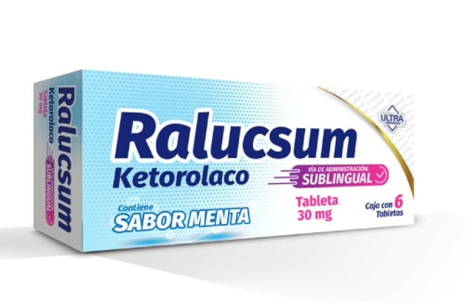 RALUCSUM c/6 TABS. Sublingual Sabor Menta 30 MG.