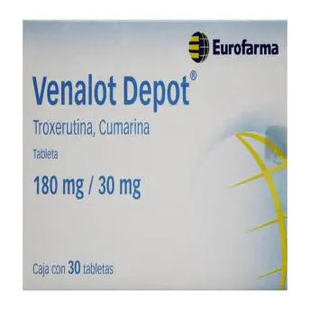 VENALOT DEPOT c/30 TABS. 180/30 MG.