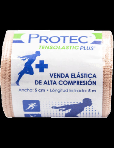 TENSOLASTIC PLUS (Protec) A: 5cm. L: 5mt. c/1 Pza.