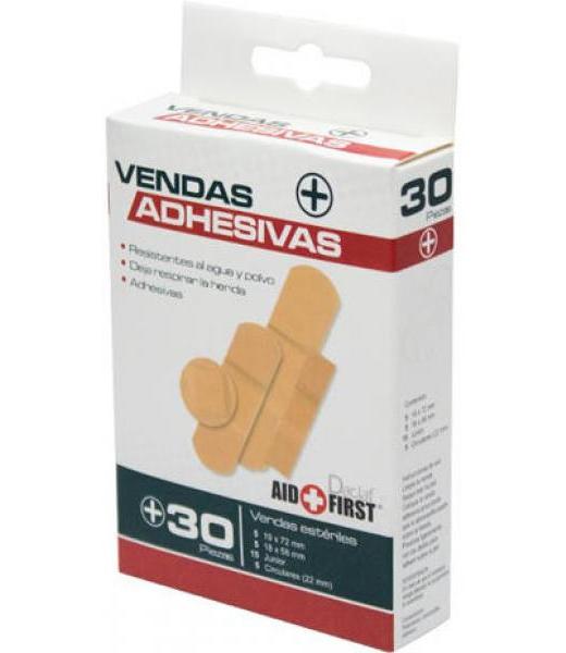 VENDAS ADHESIVAS ESTÉRILES Surtido (Daclaf) Caja c/30 Pzs.