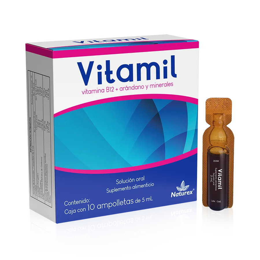 VITAMIL SOLUCIÓN Oral c/10 AMPTAS. 5 ML.