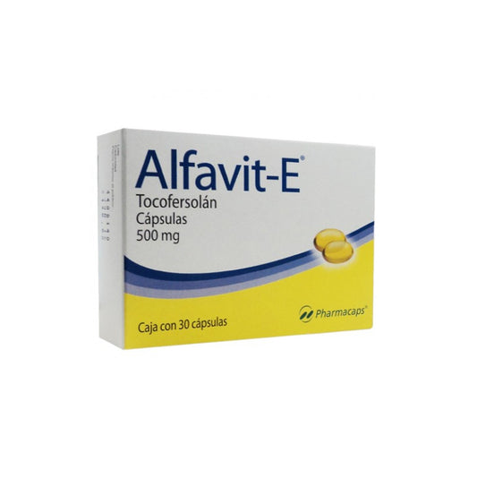 ALFAVIT-E c/30 CAPS. 500 MG.