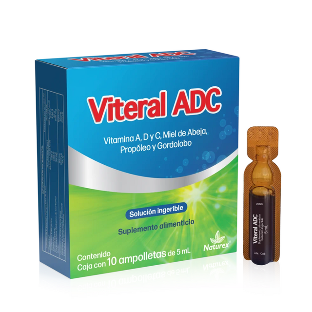 VITERAL ADC Sol. Ingerible c/10 AMPTAS. 5 ML.