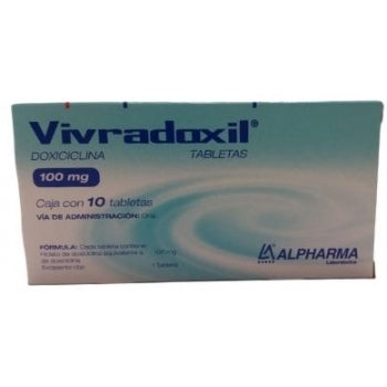 VIVRADOXIL c/10 TABS. 100 MG.