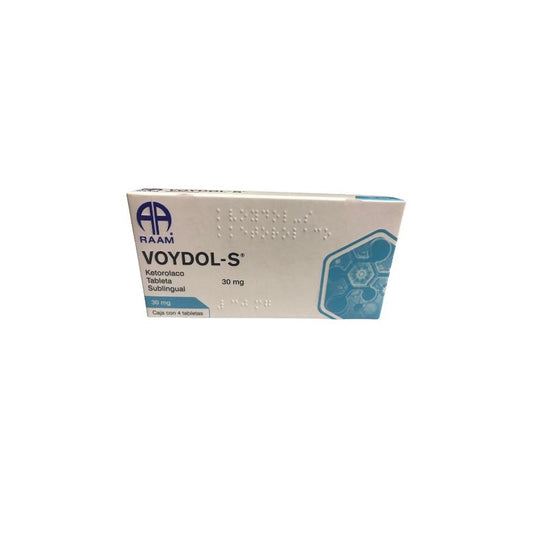 VOYDOL-S c/4 TABS. Sublingual 30 MG.