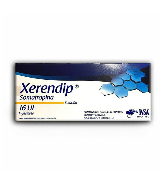 XERENDIP Sol. Iny. 16 UI. c/1 CARTUCHO Liofilizado/Diluyente 1 ML.