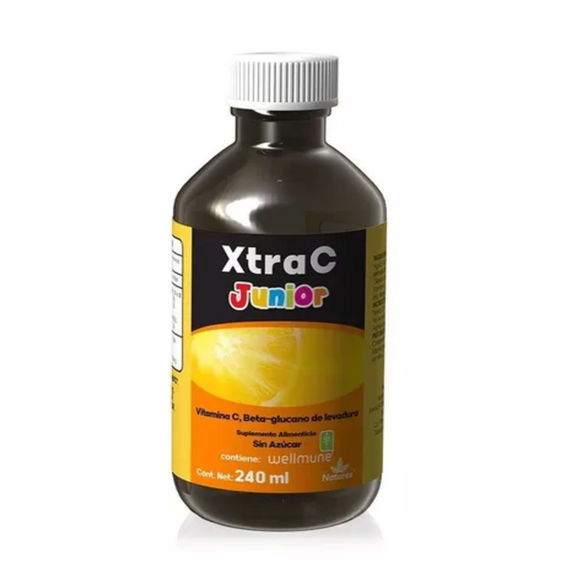 XTRA C Junior JARABE Sin Azúcar Fco. c/240 ML.