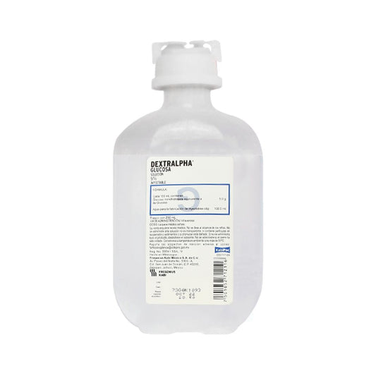 DEXTRALPHA Sol. Iny. 5% Frasco 100 ML.