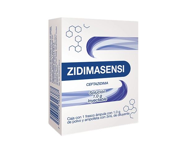 ZIDIMASENSI Sol. Iny. IM. ó IV. c/1 FCO. AMP. 1 G/3 ML.