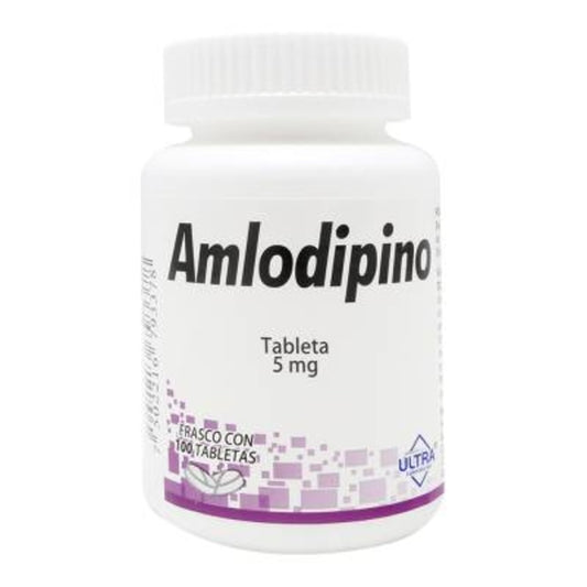 AMLODIPINO (Ultra) c/100 TABS. 5 MG.